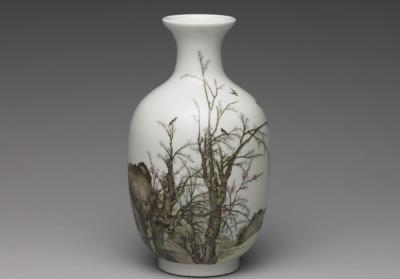 图片[2]-Porcelain vase with images of rural life painted in fa-lang-ts’ai enamels, Ch’ien-lung reign (1736-1795), Ch’ing dynasty-China Archive